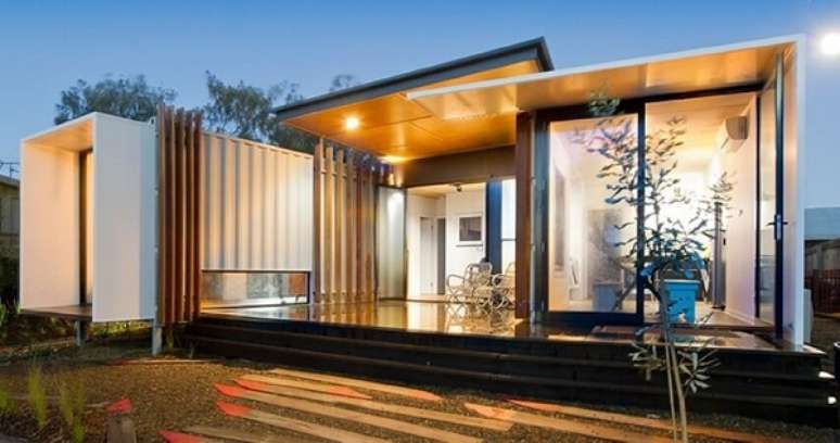 46. Casa container ampla. Fonte: Pinterest