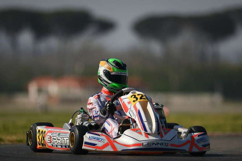 Matheus Ferreira estreia no Campeonato Europeu de Kart em Angerville