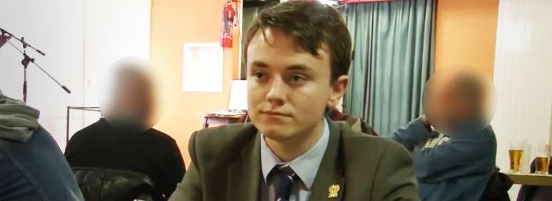 Jack Renshaw em um vídeo do Partido Nacional Britânico