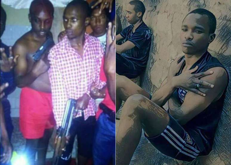 Mwani Sparta, conhecido por postar imagens de sua vida de luxos, publicou uma foto sua em 2017 com uma grande arma na mão, ao lado de amigos