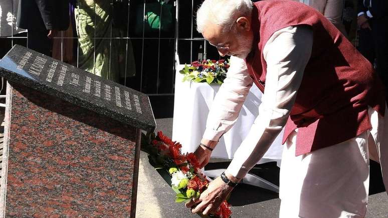 'Um acontecimento em Pietermaritzburg alterou o curso da história da Índia`, escreveu o premiê indiano Narendra Modi