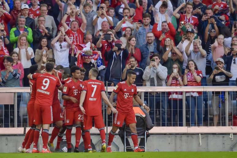 Bayern venceu em casa neste sábado (Foto: AFP)