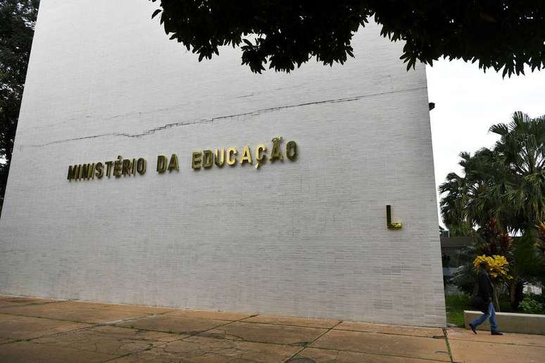 O prédio principal do Ministério da Educação, em Brasília