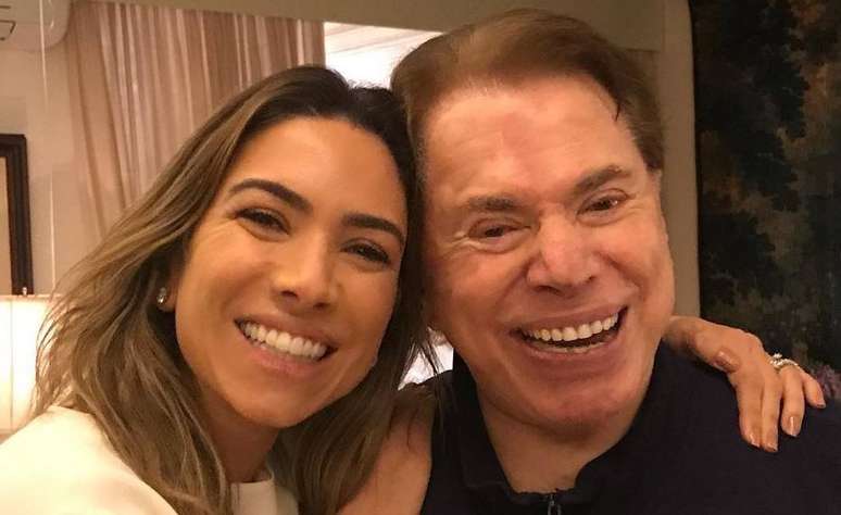 Patricia Abravanel e Silvio Santos.