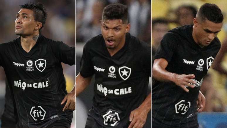 Kieza, Igor Cássio e Erik (como falso 9) são as principais opções sem Diego Souza (Fotos:Vítor Silva/SSPress/Botafogo)