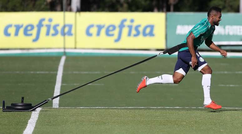 Borja perdeu espaço assim que Deyverson voltou a ficar à disposição de Felipão (Agência Palmeiras/Divulgação)