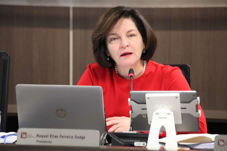A Procuradora Geral da República, Raquel Dodge, durante a 4° Sessão Ordinária de 2019 do CNMP