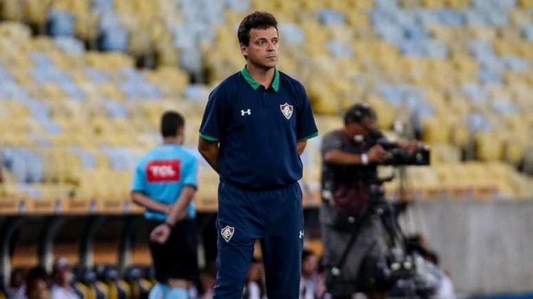 Fernando Diniz destaca força (Foto: LUCAS MERÇON / FLUMINENSE F.C.)