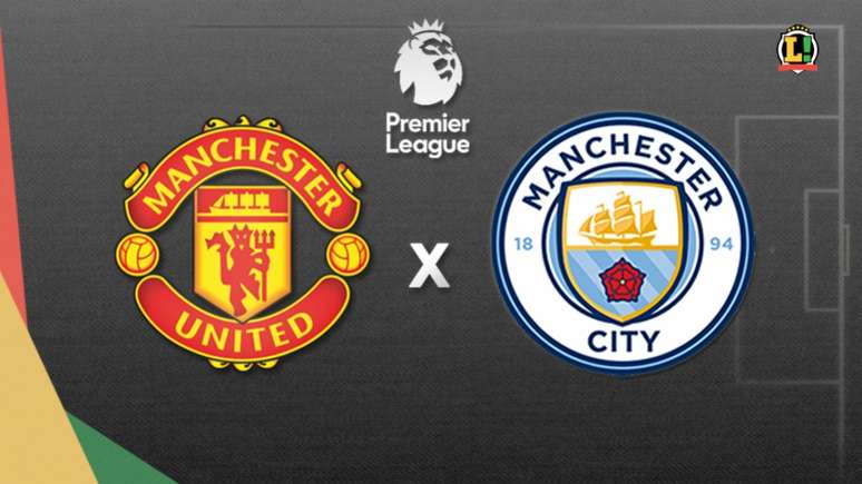 United e City fazem duelo que pode definir os rumos da Premier League nesta quarta-feira (Arte/L!)