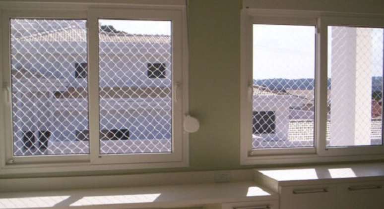 20- A tela de proteção para janela é um item essencial para apartamentos com criança. Fonte: Pagani Redes de Proteção