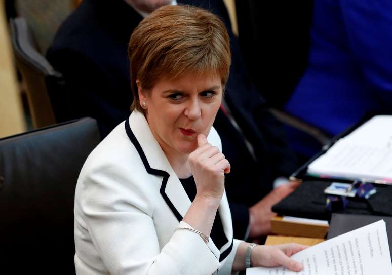Primeira-ministra da Escócia, Nicola Sturgeon
24/04/2019
REUTERS/Russell Cheyne
