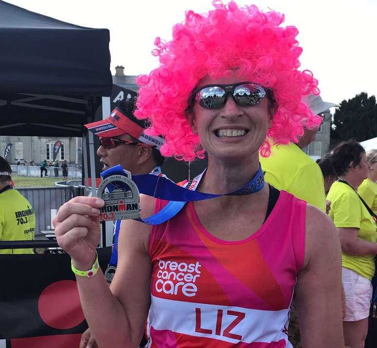 O'Riordan participou de uma prova de meio ironman em Staffordshire, na Inglaterra, ap&oacute;s seu tratamento em 2017