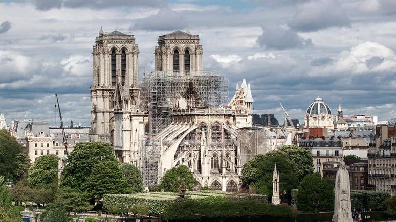 Visão geral da Catedral de Notre Dame