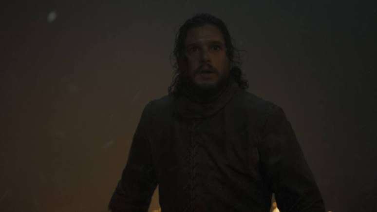 Jon Snow (Kit Harington) em cena do terceiro episódio da última temporada de 'Game of Thrones'