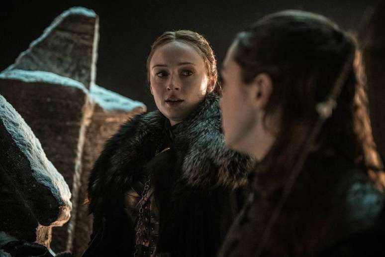 Sansa (Sophie Turner) em trecho do terceiro episódio da última temporada de 'Game of Thrones'