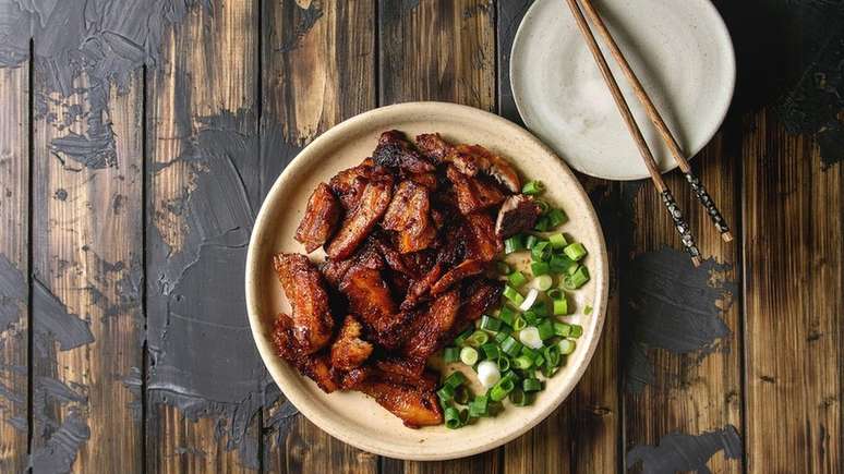 A carne suína está muito presente na dieta dos chineses