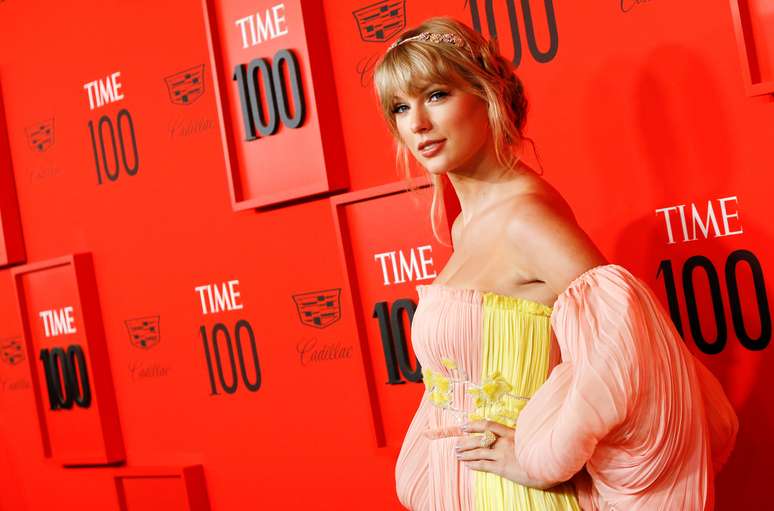 Taylor Swift em evento da revista Time em Nova York
23/04/2019
REUTERS/Andrew Kelly