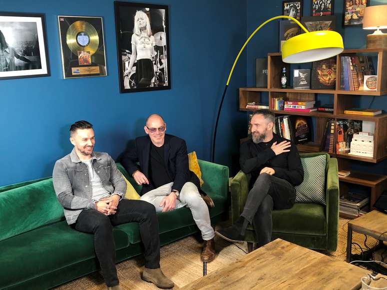 Membros da banda The Cranberries durante entrevista à Reuters em Londres
24/04/2019
REUTERS/Gerhard Mey