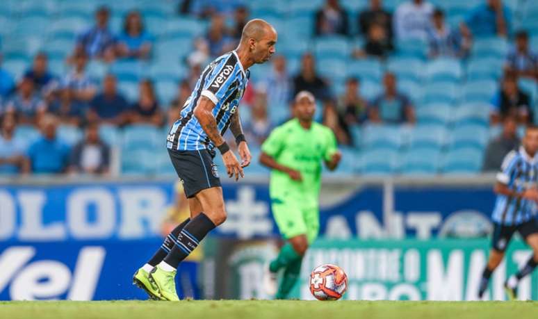 Tardelli marcou um gol pelo Grêmio em 2019 (Foto: LUCAS UEBEL/GREMIO FBPA)