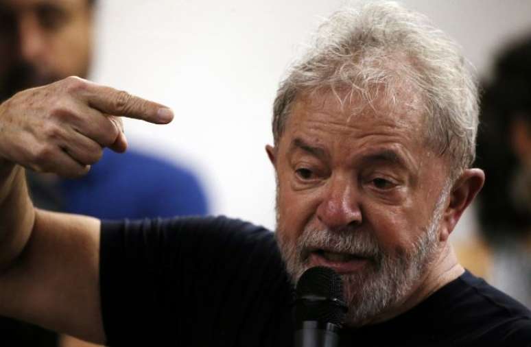 Ex-presidente Lula durante evento em São Paulo, em 2018