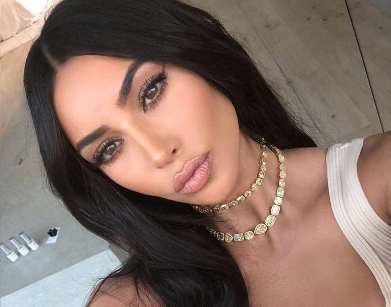 A empresária Kim Kardashian.