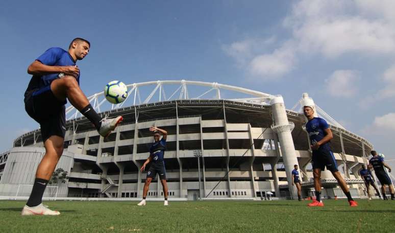 Após estiramento na coxa, Diego Souza pode retornar ao time nesta quinta-feira (Foto: Vítor Silva/SSPress/Botafogo)