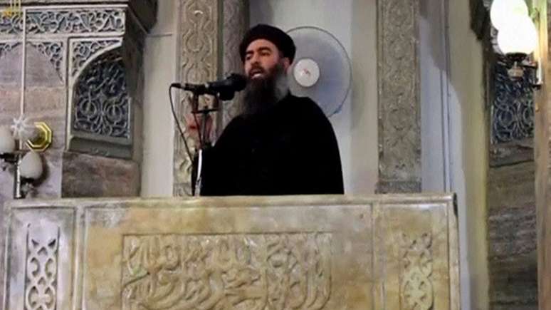 A última aparição pública de al-Baghdadi foi em Mossul, em 2014