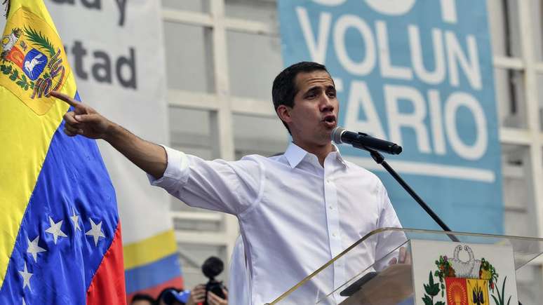 Juan Guaidó se autoproclamou presidente interino da Venezuela em janeiro de 2019