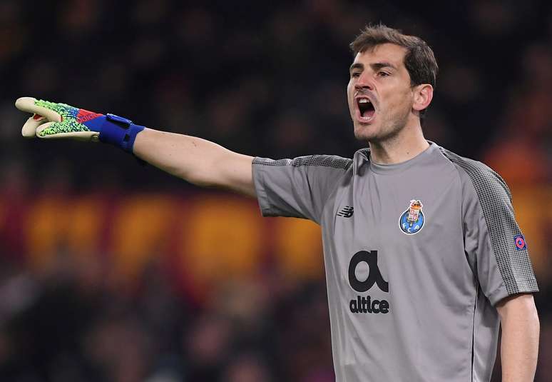 Goleiro do Porto, de Portugal, Iker Casillas.  REUTERS/Alberto Lingria