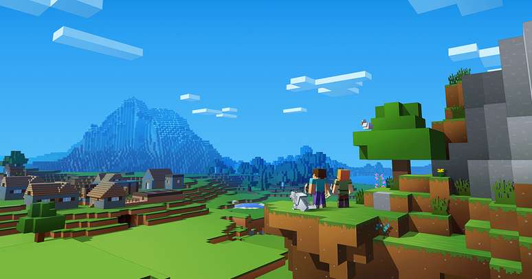Minecraft foi vendido pela Microsoft na iniciativa Mojang