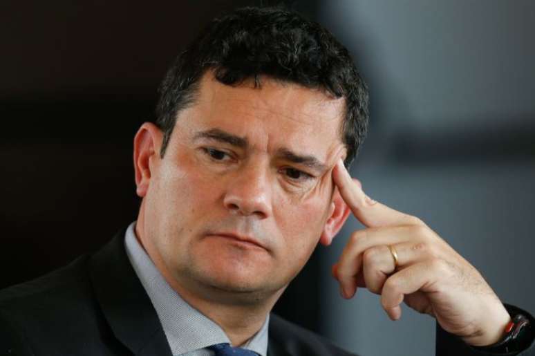 Sergio Moro durante almoço no restaurante do CCBB em Brasília