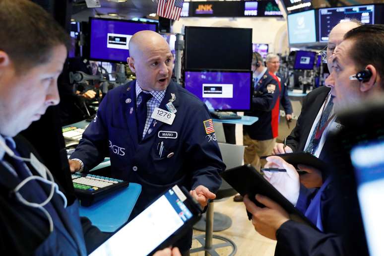 Operadores na Bolsa de Valores de Nova York 
02/05/2019
REUTERS/Lucas Jackson