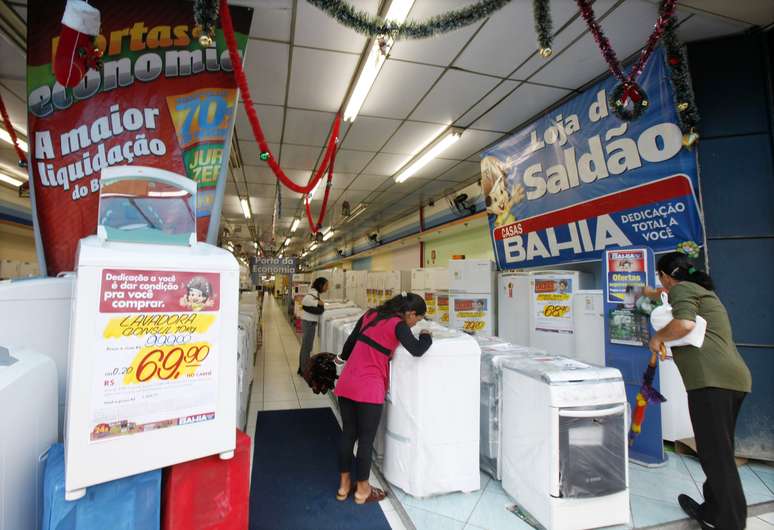 Loja Casas Bahia, parte da Via Varejo, em S&atilde;o Paulo 
04/12/2009
REUTERS/Paulo Whitaker