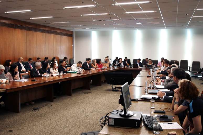 Reunião com membros do Ministério 