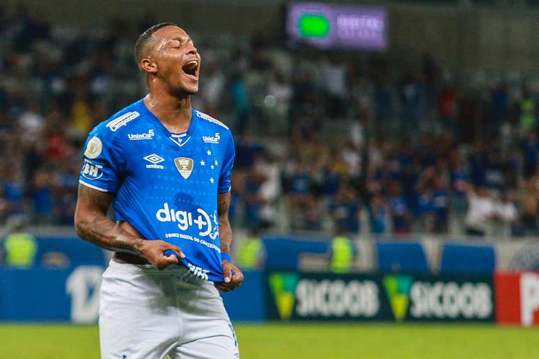 David, do Cruzeiro, em partida contra o Ceará válida pela segunda rodada do Campeonato Brasileiro 2019, no estádio Mineirão, em Belo Horizonte, nesta quarta- feira (1).