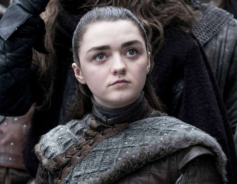 Maisie Williams no papel de Arya Stark, em 'Game of Thrones'.