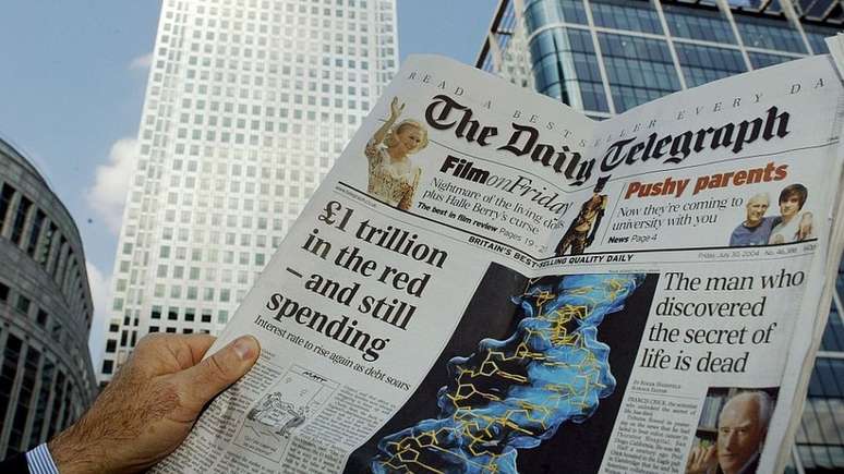 O jornal brit&acirc;nico Daily Telegraph provocou uma revolta dos funcion&aacute;rios com medidas de monitoramento em 2016