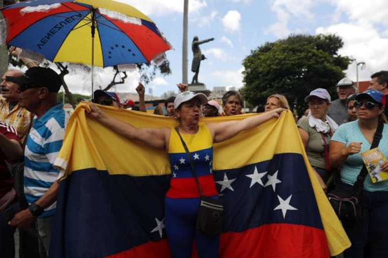 Marcha contra Nicolás Maduro em Caracas
