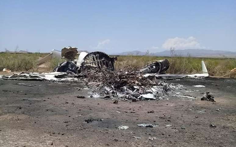 Avião fazia trajeto entre Las Vegas e Monterrey quando sofreu acidente