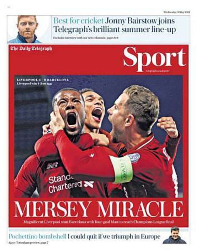Daily Telegraph, da Inglaterra