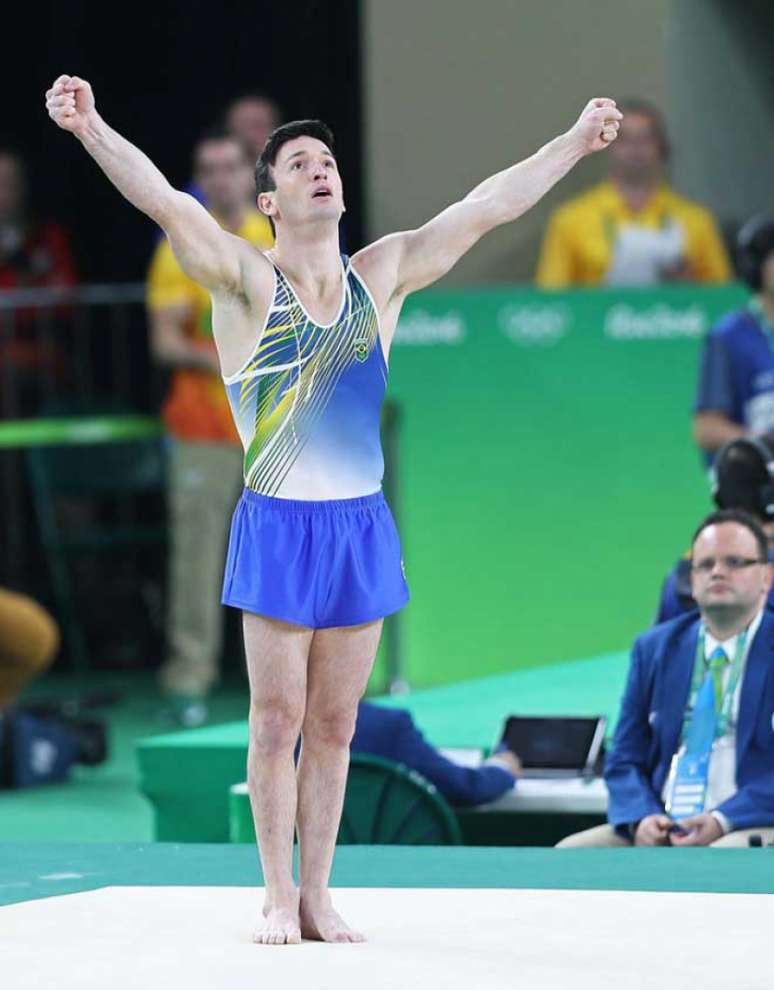 Diego Hypolito conquistou a prata na prova do solo na Rio-2016 (Foto: Heuler Andrey/AGIF/Lancepress!)