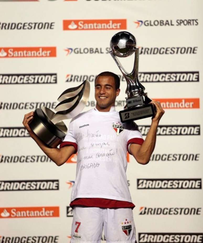 Foto usada pelo Tricolor para homenagear Lucas - FOTO: Divulgação/São Paulo FC