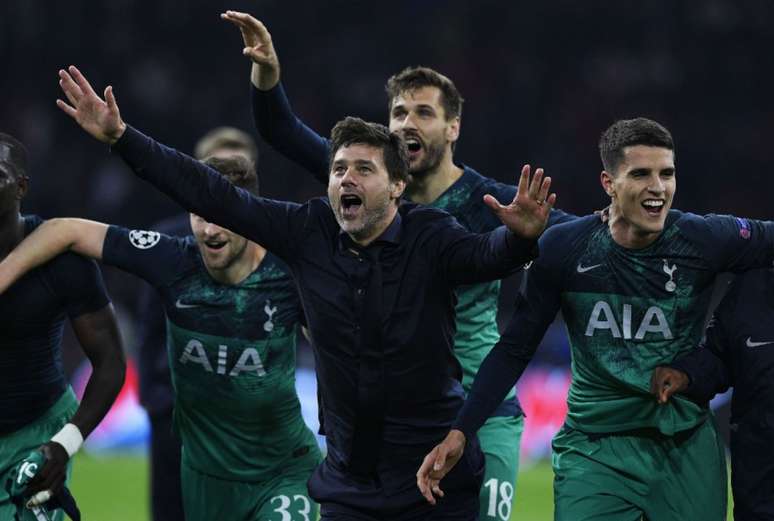 Pochettino era um dos mais emocionados após a partida (Foto: AFP)