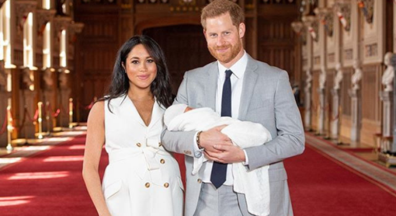 Meghan Markle, príncipe Harry e Baby Sussex (Foto: Reprodução/Instagram)