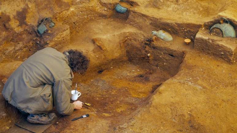 O local onde estava a tumba foi descoberto em 2003, mas detalhes da descoberta só agora foram divulgados