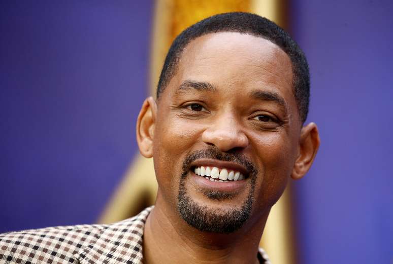 Ator Will Smith durante pr&eacute;-estreia do filme "Aladdin" em Londres
09/05/2019 REUTERS/Henry Nicholls