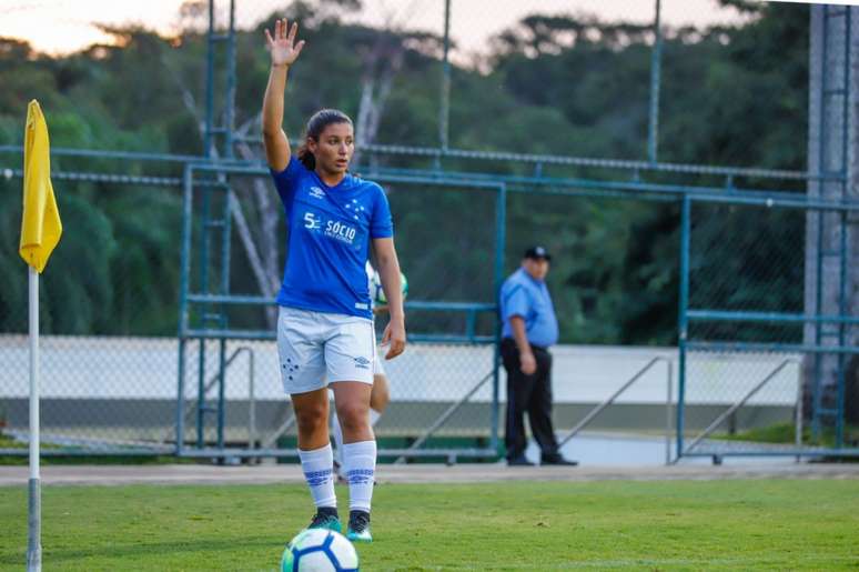 O time feminino do Cruzeiro terá pela frente o Pinheirense-PA e decidirá a vaga nas quartas de final em casa- Divulgação/Cruzeiro