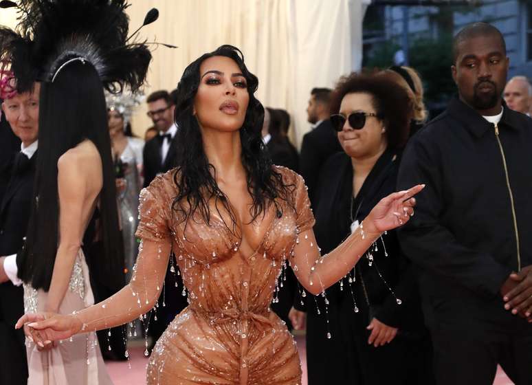 Kim Kardashian no Met Gala em Nova York
06/05/2019 REUTERS/Mario Anzuoni 
