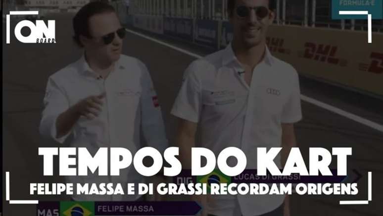 Vídeo: Felipe Massa e Lucas Di Grassi recordam suas origens no kart