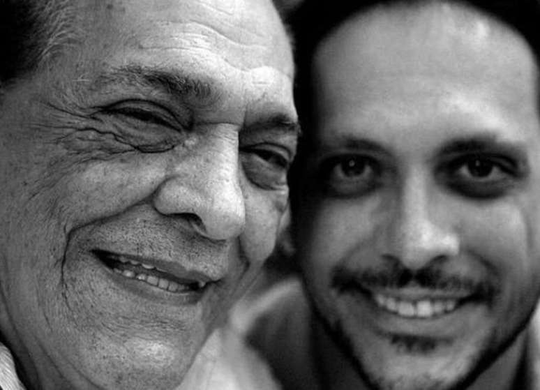 Os atores Lúcio Mauro e Lúcio Mauro Filho.